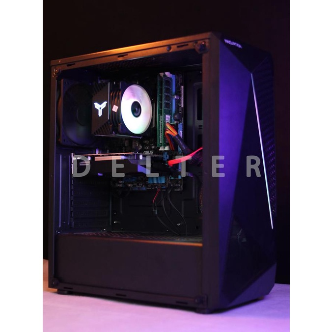 PC RAKITAN GAMING DESIGN | I3-2120 | GT730 | 4GB | SSD 120GB | LITE DFG64651E