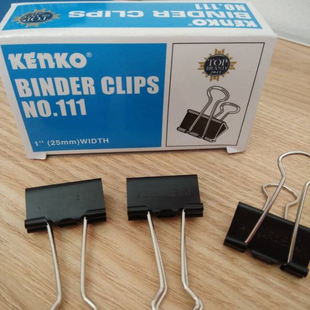 

Binder clip 111 per lusin / penjepit kertas / clip kertas