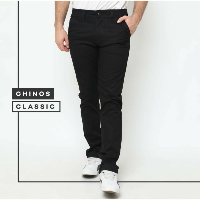 Celana Pria SLIMFIT Chinos Panjang Jumbo Size 33 - 44 Big Size Oversize Pria Kasual