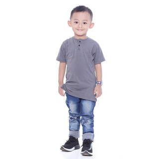  Baju  Koko Anak Kaos Kurta Pakistan Cotton Combed  30s  