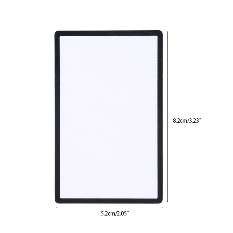 Btsg Self-adhensive Top Surface Mirror Plastik Penutup Lensa Luar Upper Pelindung Layar LCD Panel Depan Bening Untuk Shell C