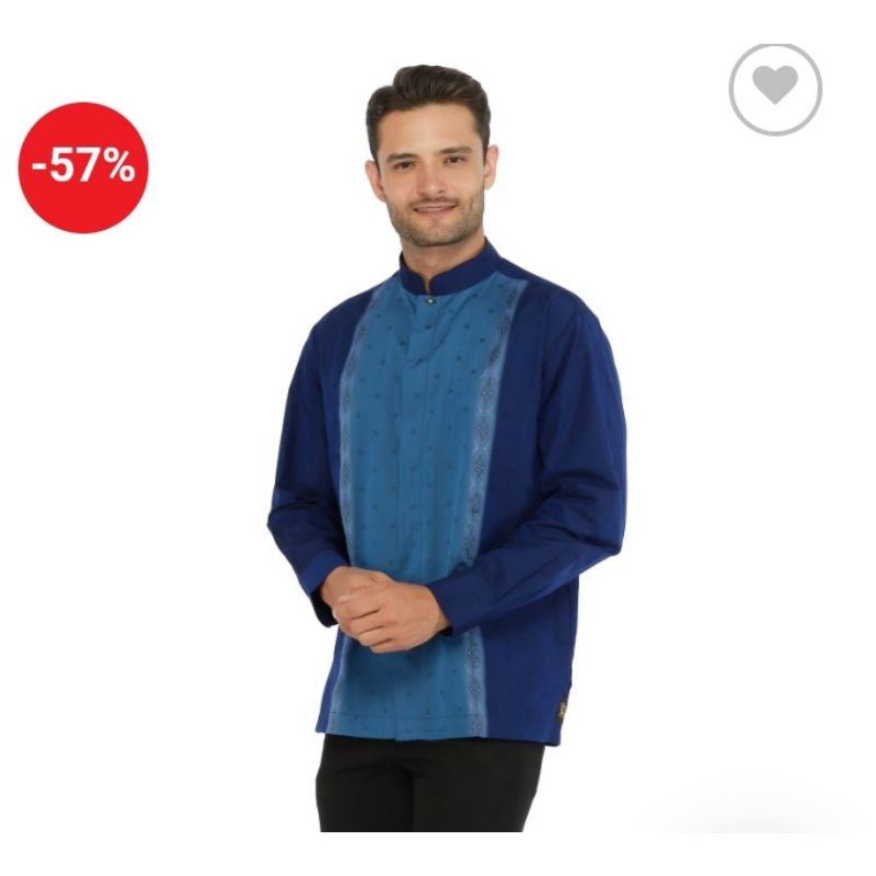 Baju Koko BHS masterpiece biru