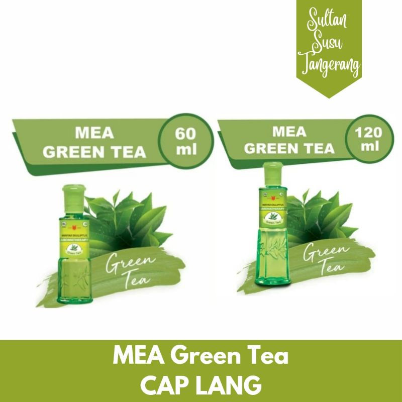 Cap Lang Minyak Ekaliptus Aromatherapy GREEN TEA 60 ml , 120 ml Sultan Susu Tangerang
