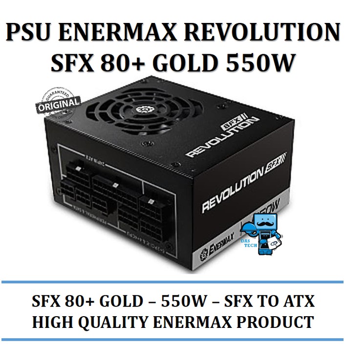PSU Enermax Revolution SFX 80+ Gold 550W - ERV550-SWT