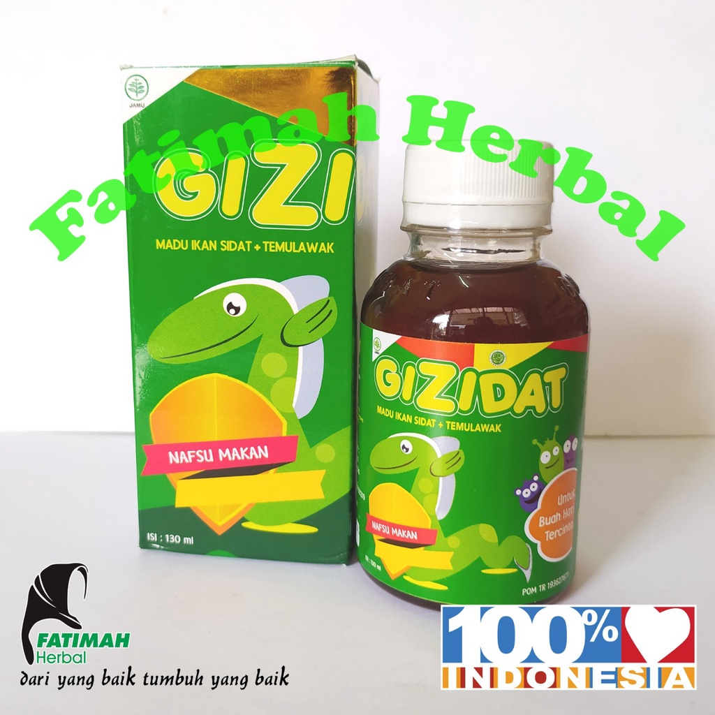 

Gizidat Madu Ikan Sidat plus Temulawak 130 ml