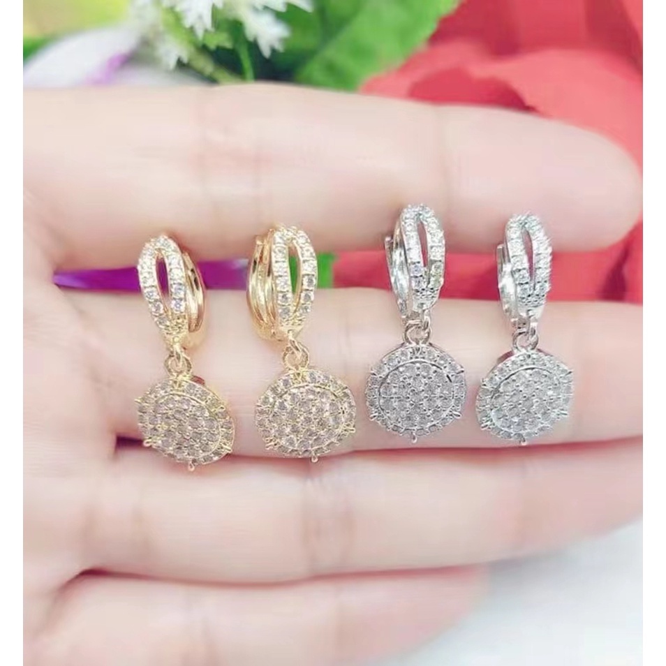 Anting Xuping Mata Full Lapis Emas Perhiasan Fashion K01