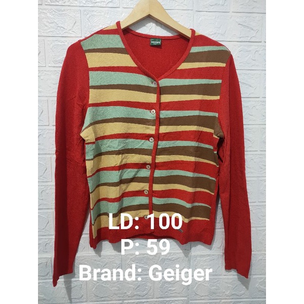 Cardigan Rajut dan Atasan Wanita (Thrift Shop/Preloved) 022-05