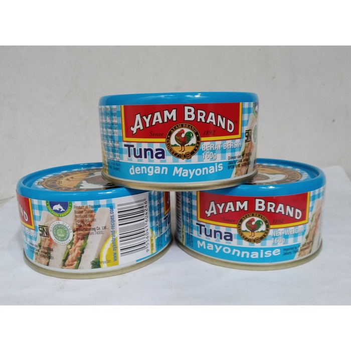 

f0fbfe00 Ayam Brand Tuna Mayonais 160Gr - Produk Halal Ds1Gk