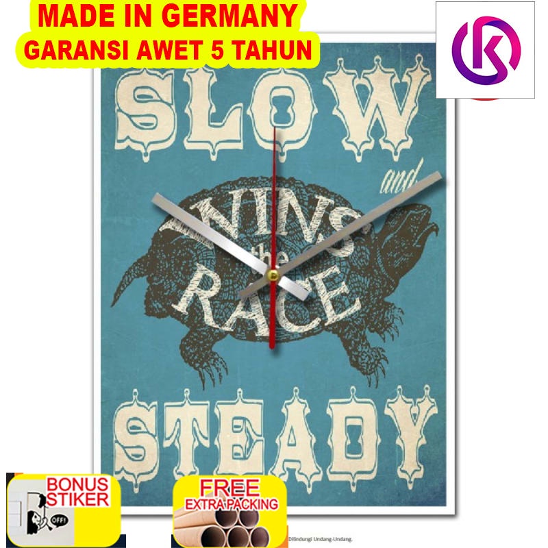 

Promo Jam Dinding Unik Artistik - Win the Race Wall Clock