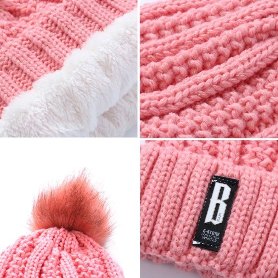 Topi Kupluk Wanita Musim Dingin Winter Beanie women Hat Import