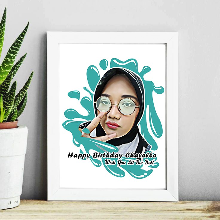 

Karikatur CETAK + SOFT FILE + FIGURA 25cmx30cm