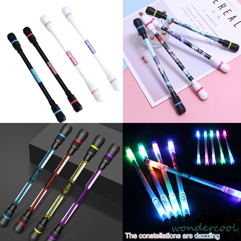 COD Rotating pulpen pen gel putar pena lucu tinta hitam bisa  pen imut keren pulpen unik atk kebutuhan anak sekolah termurah import-Won