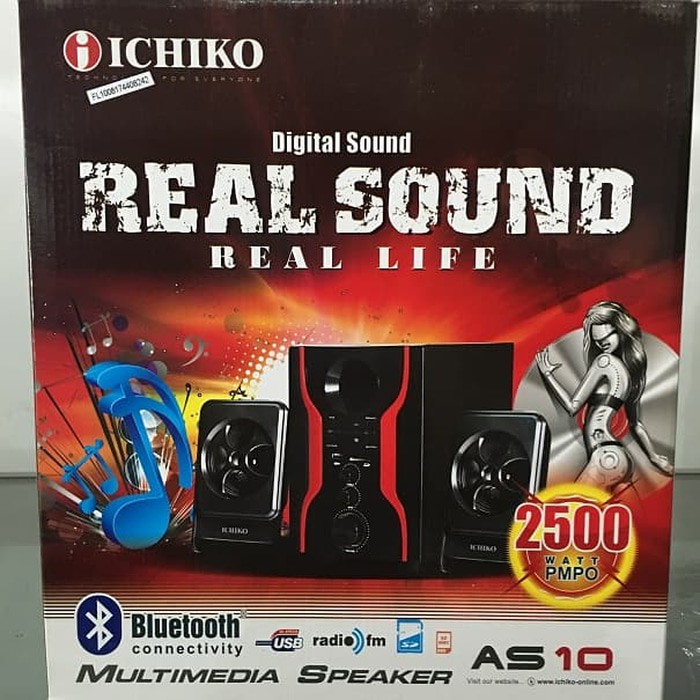 Speaker Aktif Bluetooth ICHIKO AS10 Multimedia