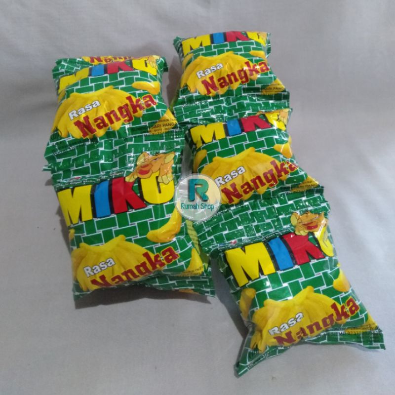 SNACK MIKO NANGKA 1 RENTENG ISI 10 HARGA 500AN
