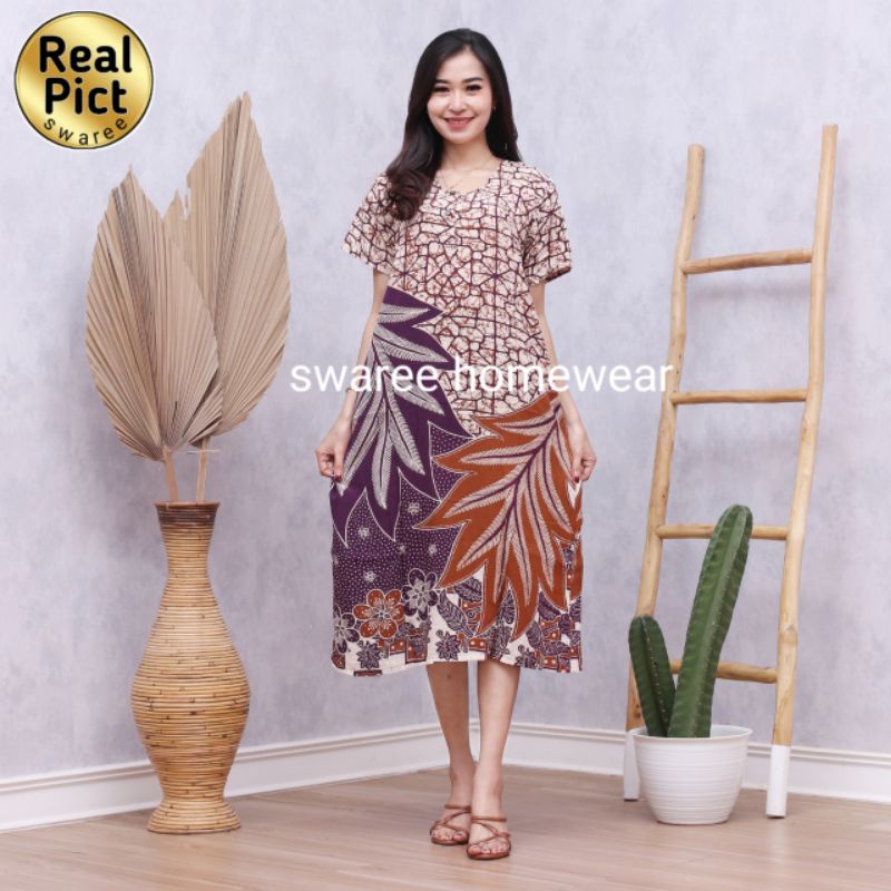 Daster  Busui Rayon Batik Pekalongan Murah Kekinian bisa pilih warna