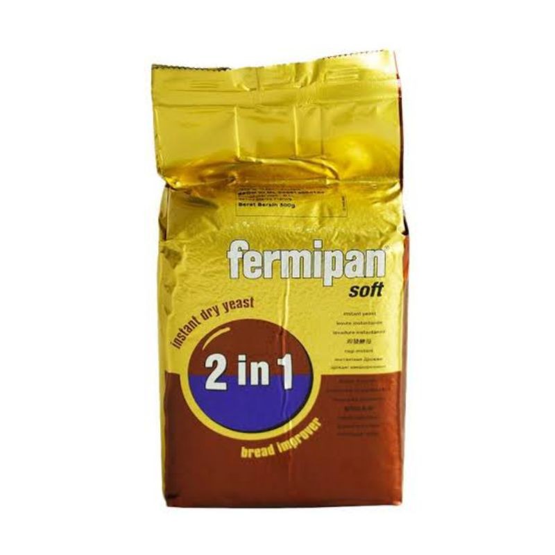 

FERMIPAN Soft 2 in 1 Ragi Kering Instan dan Improver Instant Dry Yeast Fermipan soft 2 in 1