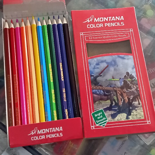 

pensil 12 warna panjang Montana