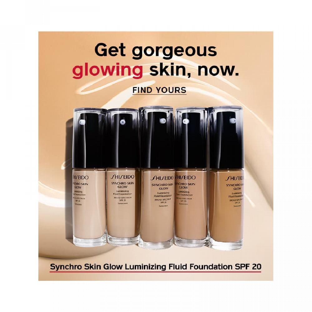 shiseido synchro skin glow golden 4