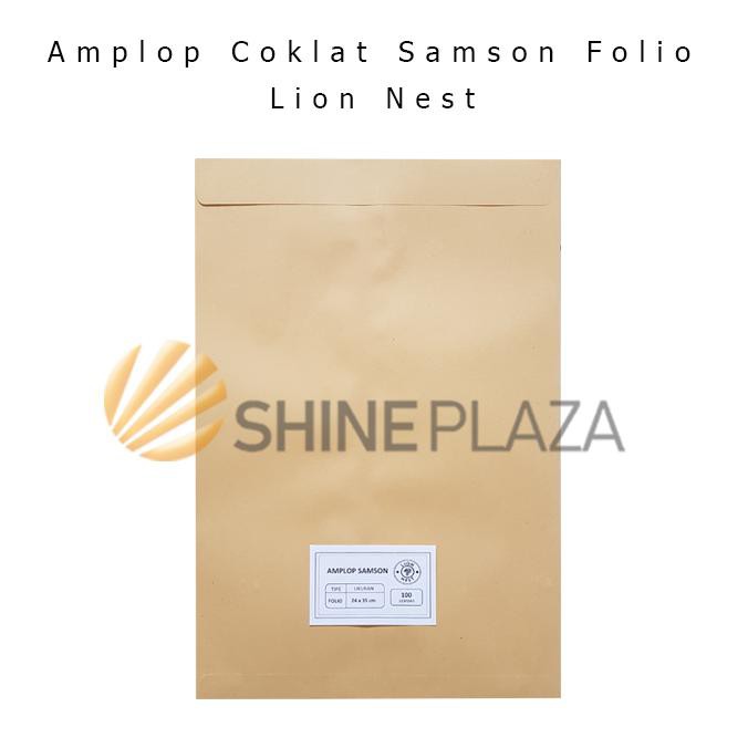 

Amplop Coklat Samson D Folio - Lion Nest - 100 Lembar BERKUALITAS