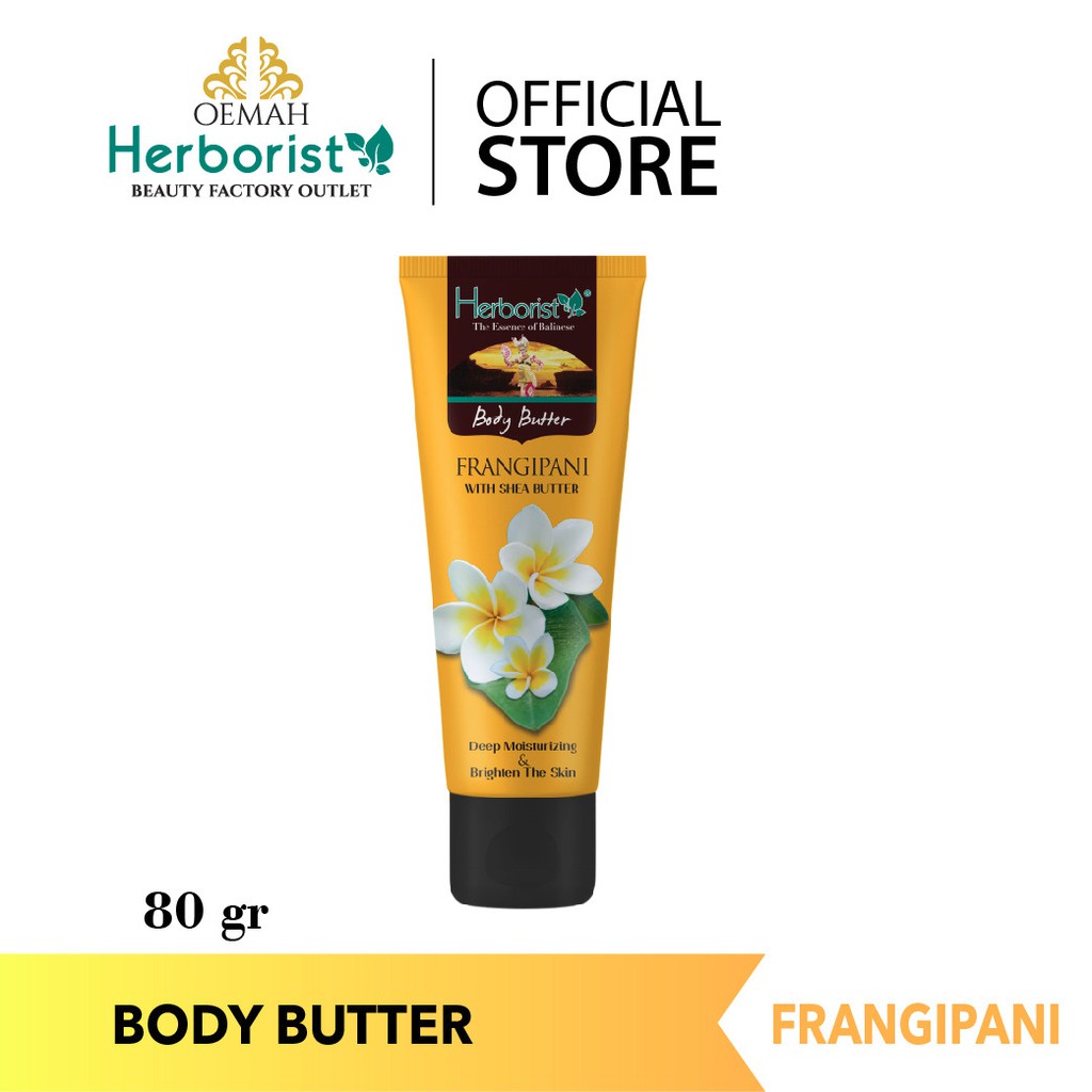 Herborist Body Butter Frangipani 80 gr Shopee Indonesia