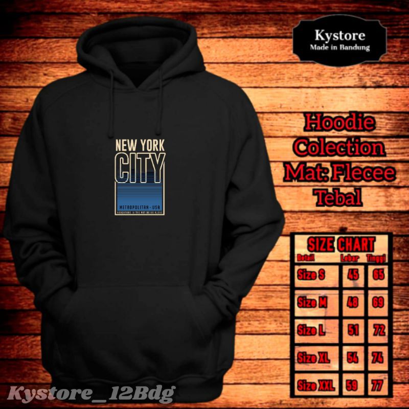 sweater hoodie motif new york city