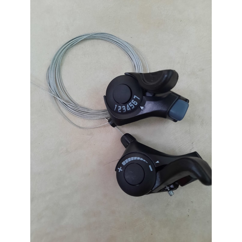 TERMURAH!!! Shifter Sepeda Gunung 7 Speed SL-TX30 / Kanan-Kiri / Realpict