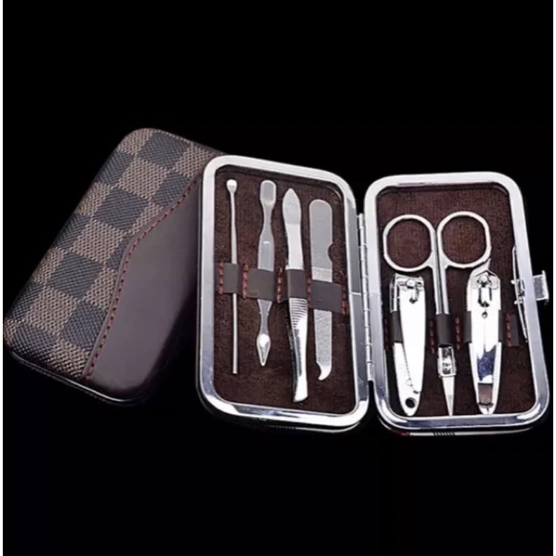 Manicure set 7in1 gunting kuku set korek kuping set gunting jepit bulu