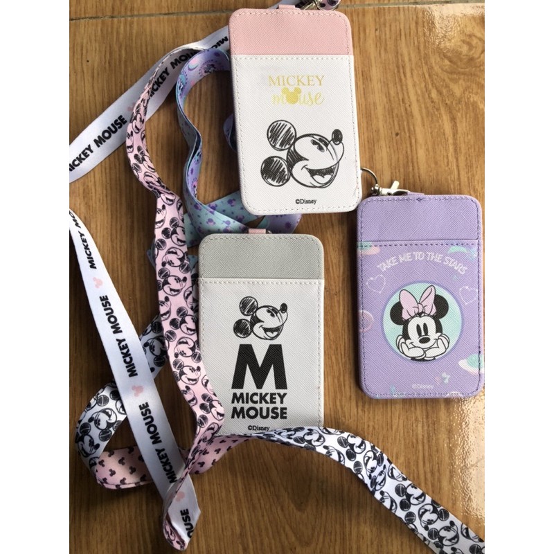 tempat kartu/tempat id card/card holder Disney x nevada/lanyard id card