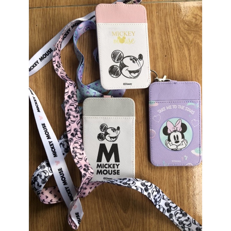 tempat kartu/tempat id card/card holder Disney x nevada/lanyard id card