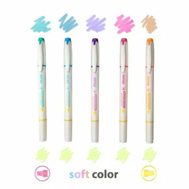

mdn Highlighter / Penanda Joyko HL-46 / 1 SET 5 PCS / 6 Warna
