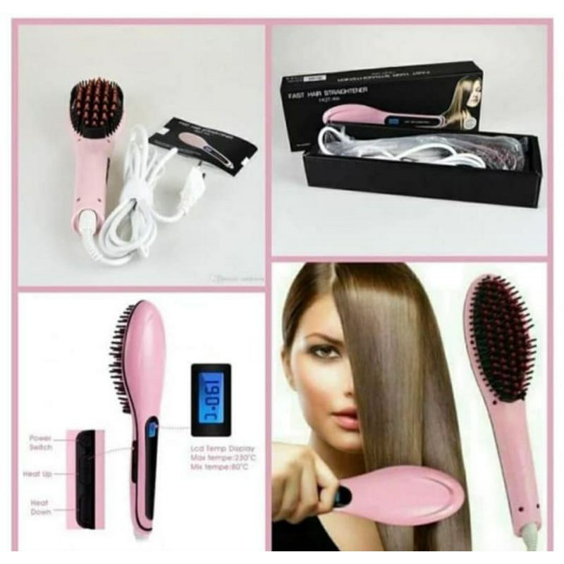 Catok Sisir Pelurus Rambut HQT 906 / Fast Hair Straightener