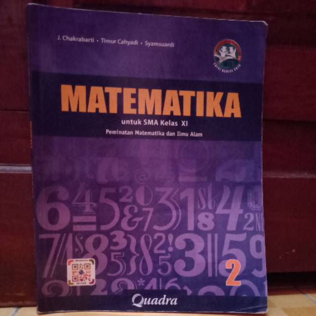 Matematika Peminatan Ipa Quadra Sma Kelas 11 Kurikulum 2013 Edisi Revisi 2016