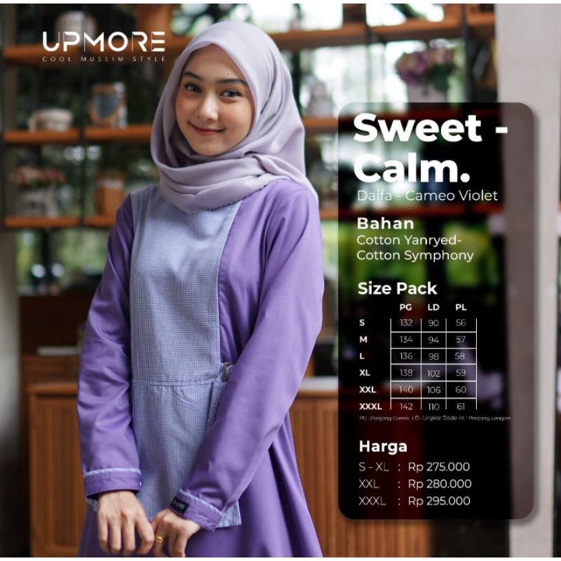 Gamis Upmore Daifa // Gamis Dewasa // Gamis Terbaru by Upmore // Bisa COD // Upmore New arrival