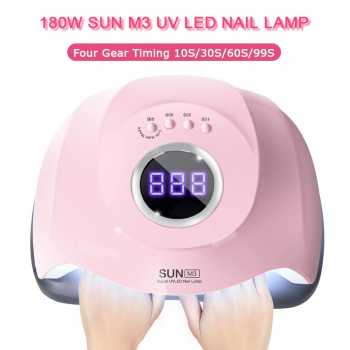 Pengering Kutek Kuku UV LED Nail Dryer 45LED 180W 48W Pengering Kutek Gel