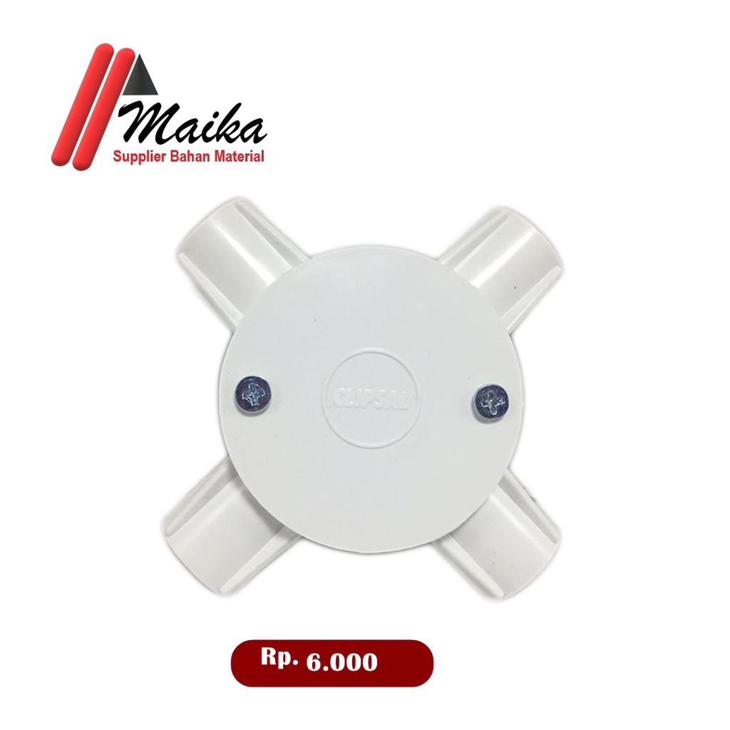 T-dus 4/20mm Putih CLIPSAL