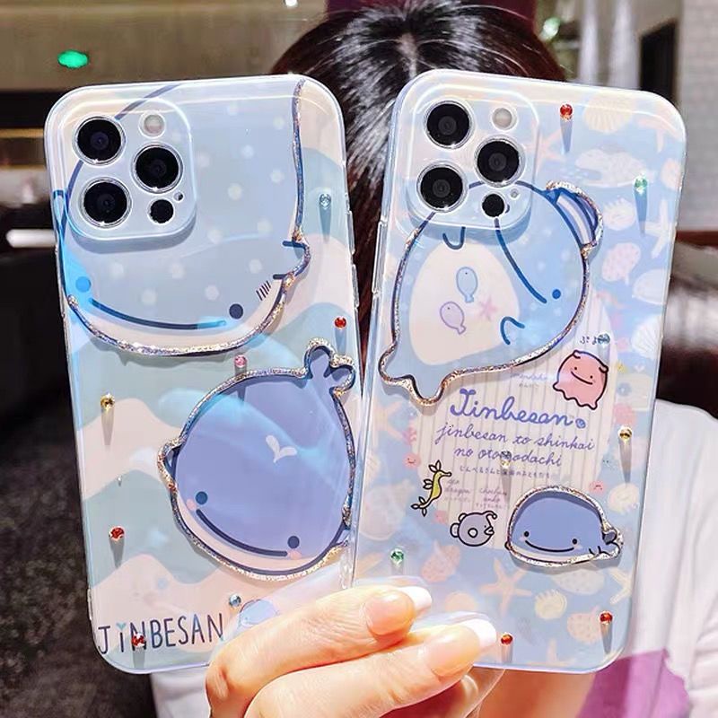 IPhone 11 13 11promax XR Cute IPhone 12 12promax Cute Cartoon A Mobile Phone Case 7 8Plus IPhone SE X XS Anti-drop Soft Silicone Case Szjy