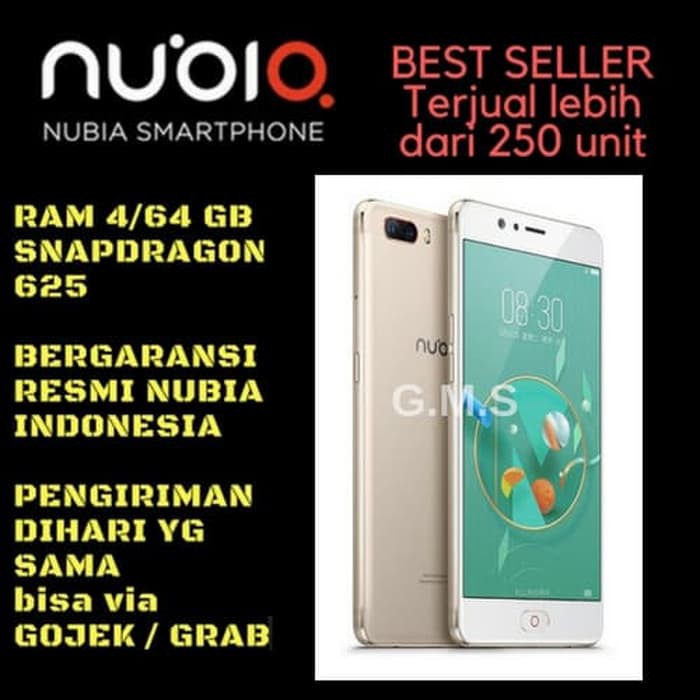 ORIGINAL (ASLI) [NEW PRODUCT] ZTE NUBIA M2 4G LTE RAM 4/64GB GARANSI RESMI INDONESIA