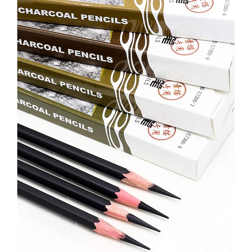

MARIES CHARCOAL PENCIL SERIES C7300 (HARD / NEUTRAL / SOFT / SUPER SOFT)