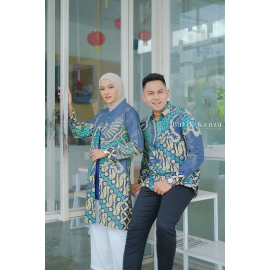 Batik Couple Batik Couple Modern Terbaru Atasan Kantor Seragam Batik Kerja Kantor