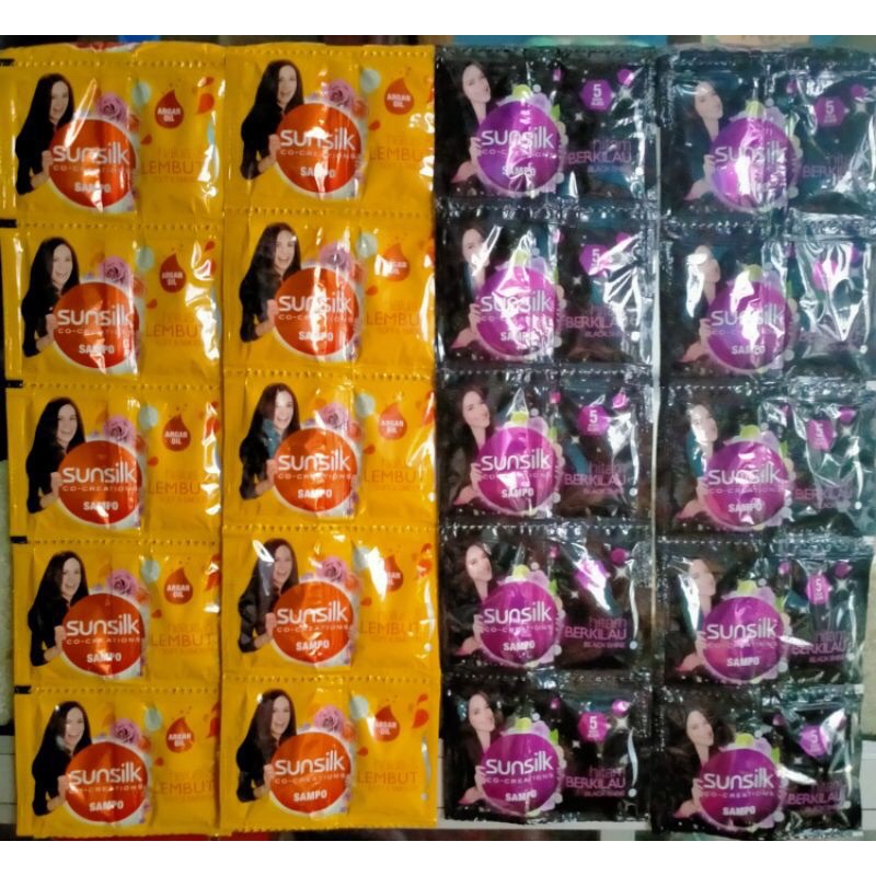 Shampo SUNSILK 1 Renceng isi 12 x 10ml