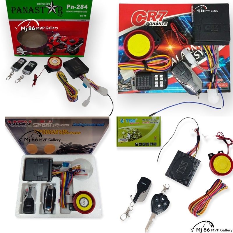 alarm remot pengaman alarm motor alarm stater motor kunci motor alarm