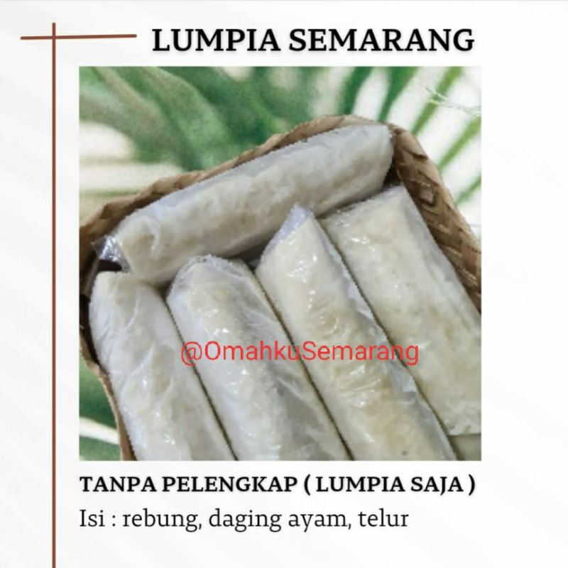 

Lumpia isi 10 pcs (Tanpa pelengkap dan Tidak vacuum)
