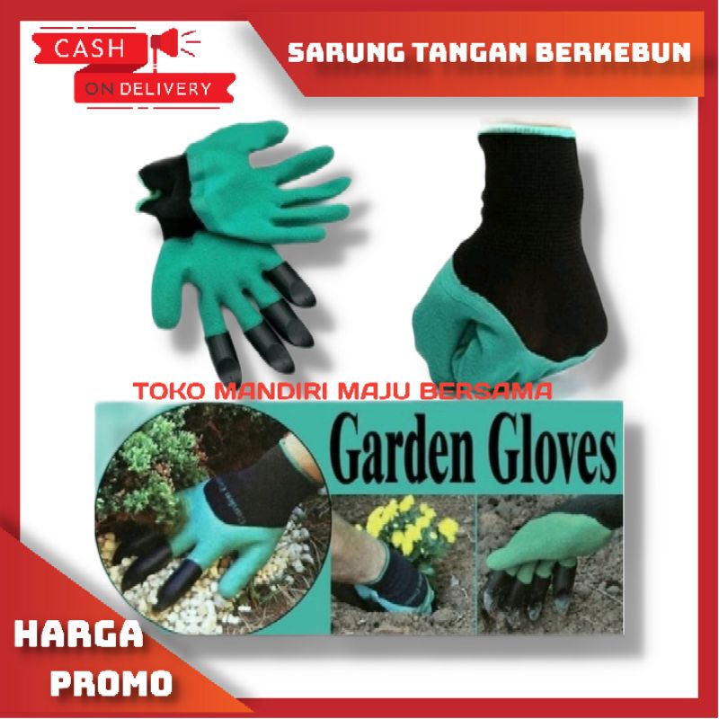 SARUNG TANGAN BERKEBUN / GARDEN GLOVES / SARUNG TANGAN BERKEBUN DENGAN CAKAR /SARUNG TANGAN KARET