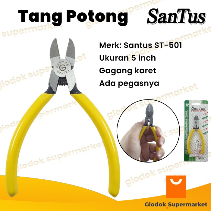 Tang Potong 5 inch Santus ST-501 Micro Nippers 5inch