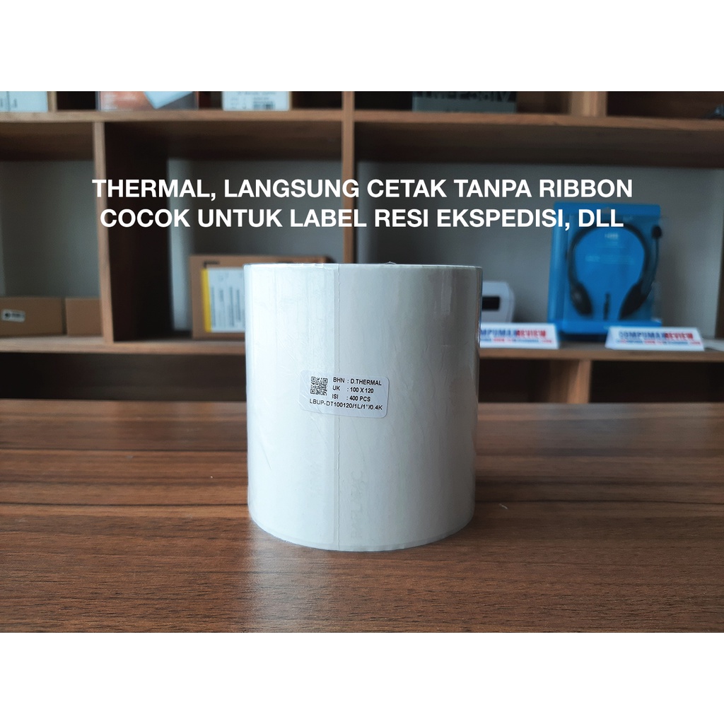 Stiker Label Barcode Thermal 100x120 mm / 100 x 120 mm / 100x120mm