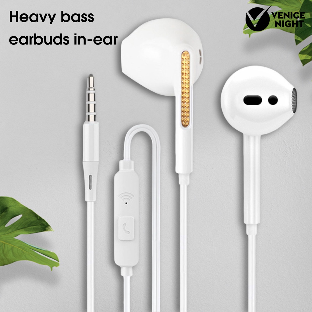 (VNEP) (Berkabel) S40 Earphone In ear HiFi Mega Bass Ergonomis Universal Untuk Handphone