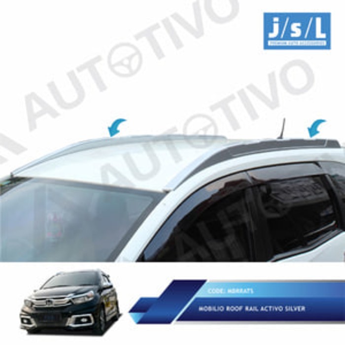 Honda Mobilio Roof Rail Activo Silver / Aksesoris Eksterior Mobilio