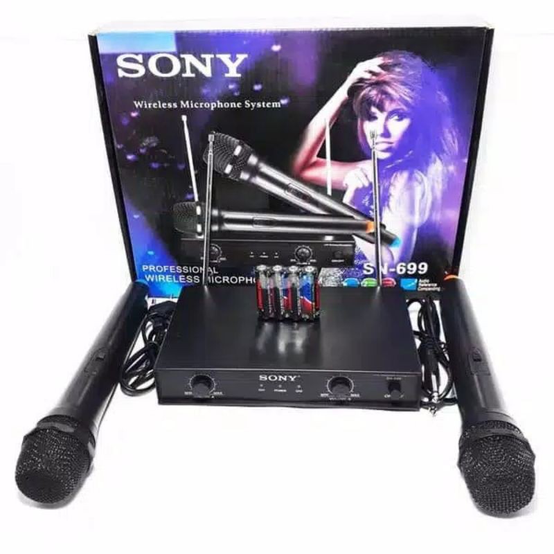 Mic Shure SN 699 Double Microphone Wireless