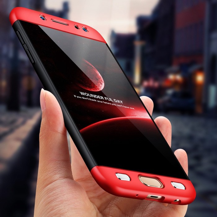 Aksesoris Hape-HARDCASE 360 Samsung J3 J5 J7 Pro 2017 full cover casing hp thin case