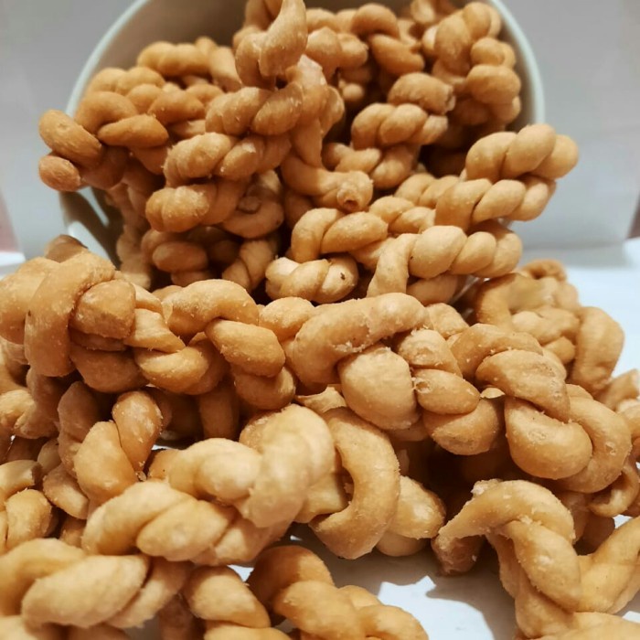 

250GRAM Kue Kering Untir Untir Mini Plintiran Kecil Kepangan Mantap Khas Solo
